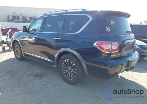 2018 Nissan Armada Platinum from USA, damaged, VIN JN8AY2NF9J9332266